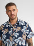 Petrol Short Sleeve Shirt M1050-SIS418